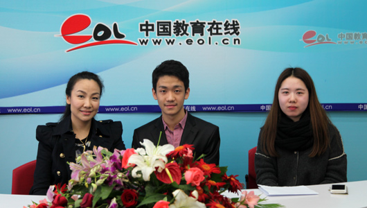 中国教育在线公益颁奖获奖选手阮宇博及妈妈-视频