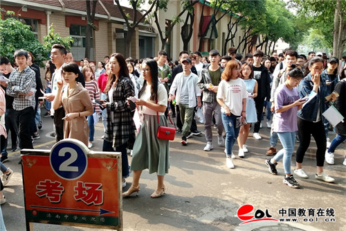 2018春季高考周末开考 省考试院检查济南中学