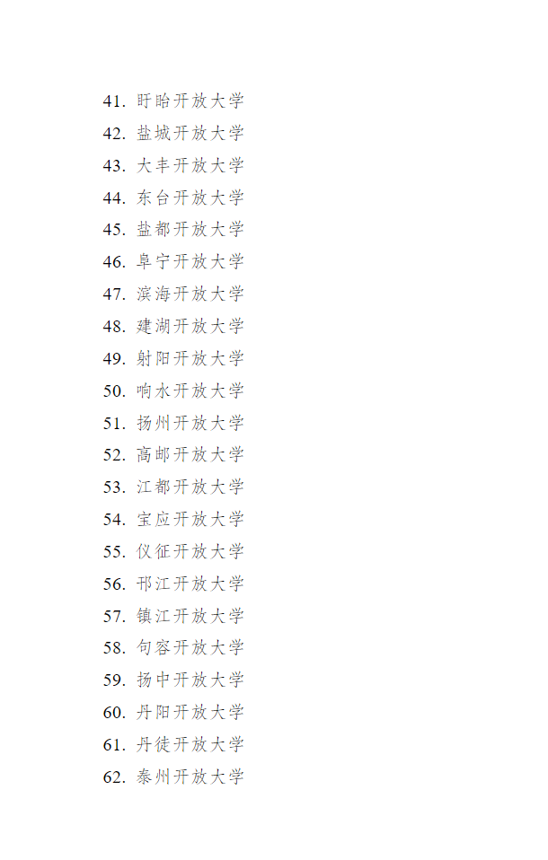 关于做好江苏开放大学2023年春季招生工作的通知