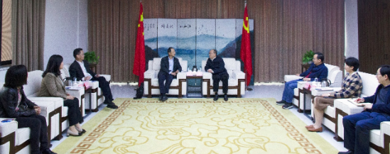 资本市场学院院长金立扬及成都市金融局来访交流