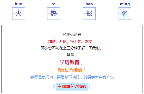 衢州开放大学2022年春季招生简章