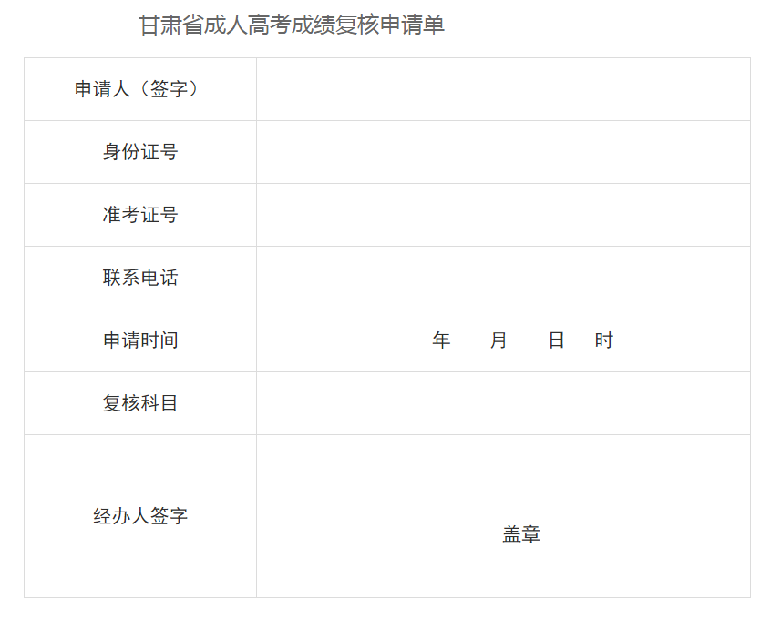 甘肃省2023年全国成人高考成绩查询公告 甘肃省2023年全国成人高考成绩查询公告