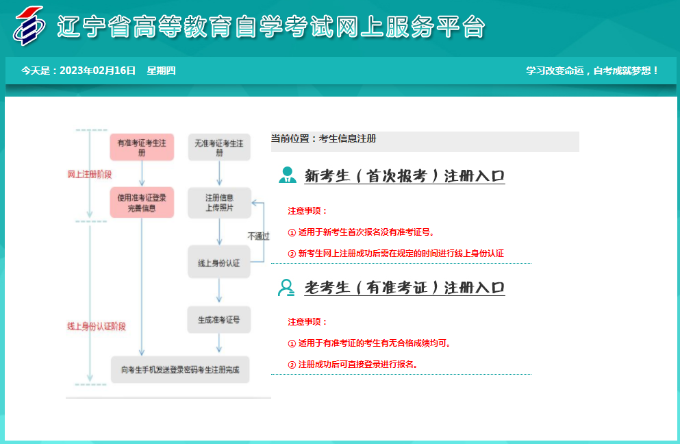 2023年4月辽宁省辽阳市自考报名条件