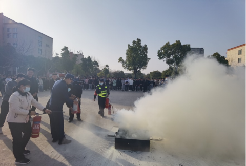 消防演练，防患于未“燃”——宿迁开放大学开展消防安全活动