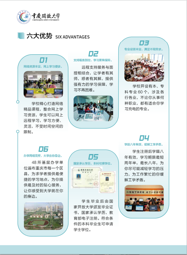 重庆开放大学（渝中分校）2023年春季学期招生简章