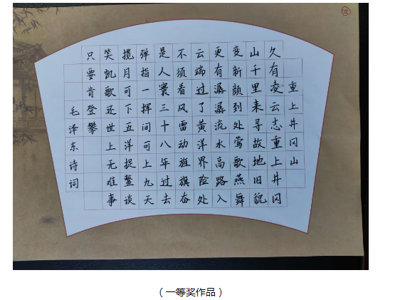 庆国庆喜迎二十大书法比赛圆满结束