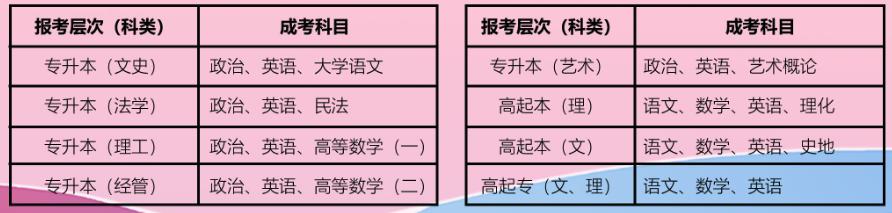 山东理工大学成人高考有哪些考试科目？怎么报名？