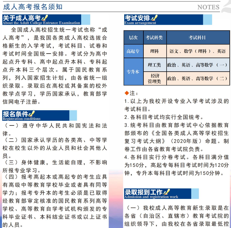 成都信息工程大学成人高等教育2023年招生简章