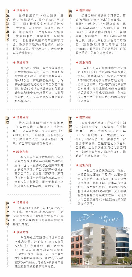 湖北理工学院2025年度高等教育自学考试全日制本科（数智人才职业教育）招生简章