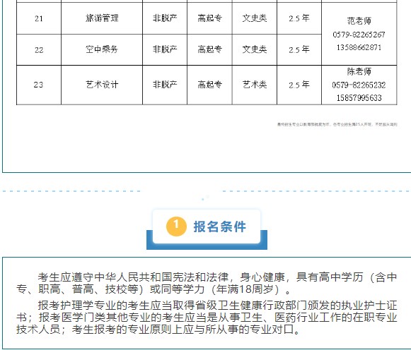 【招生】金华职业技术大学2025年高等学历继续教育招生简章