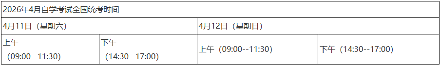 黑龙江省招生考试院：关于我省2026年4月高等教育自学考试注册报考相关工作的通知