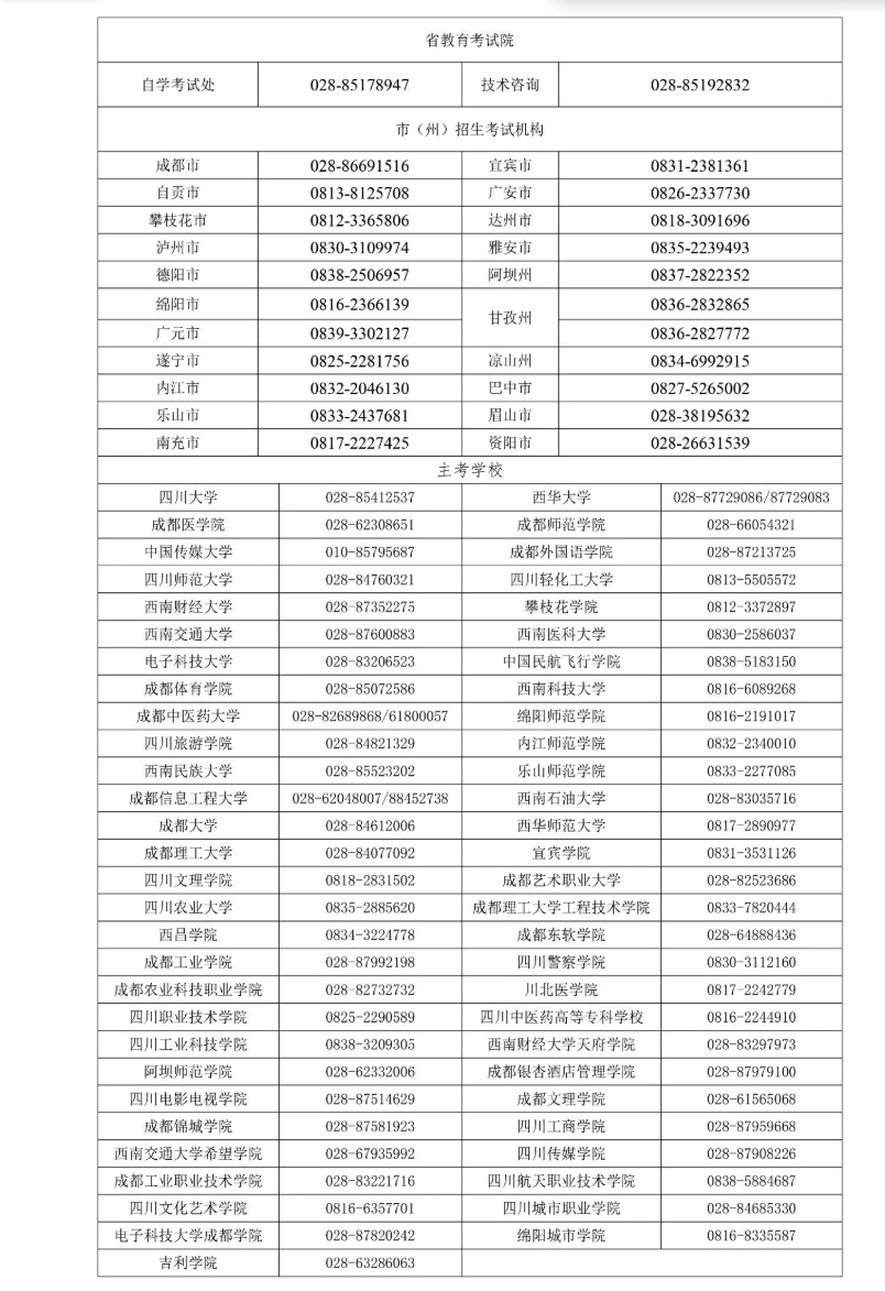 四川省高等教育自学考试新生注册及课程报考系统操作指南