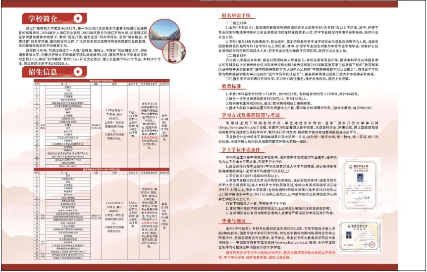 通辽开放大学2026年春季招生简章