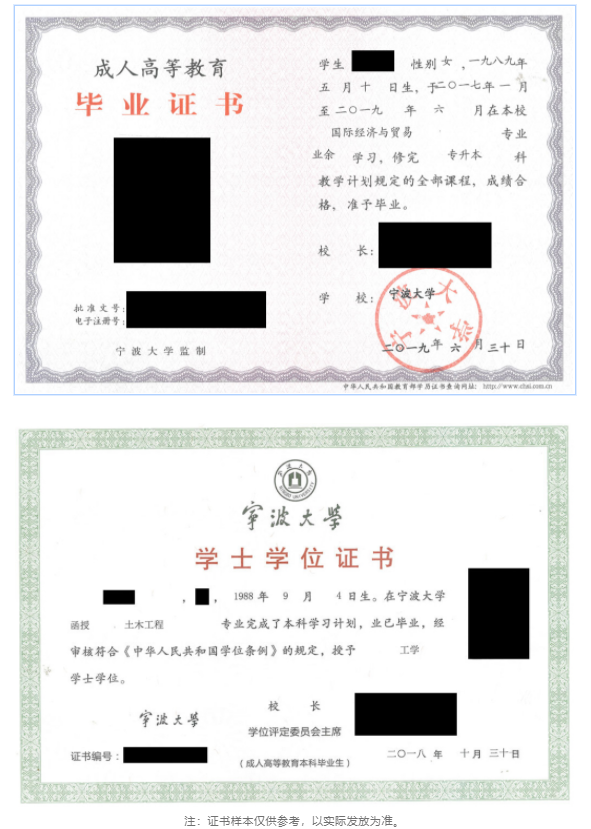 宁波大学2026年高等学历继续教育招生简章