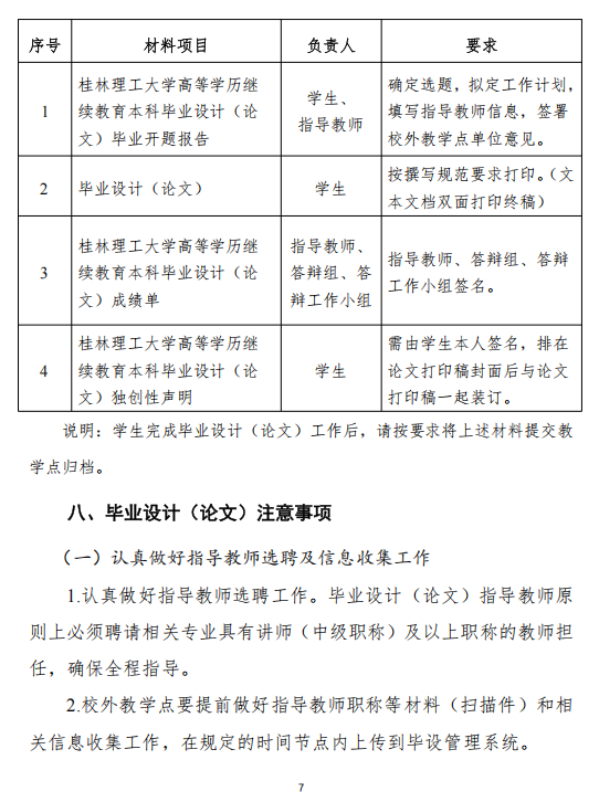 关于做好我校2027届成人高等教育本科学生毕业设计（论文）工作的通知