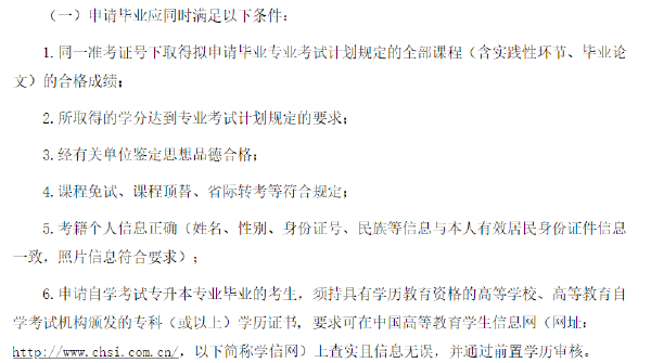 四川省2022年上半年自考毕业申请时间及条件-1