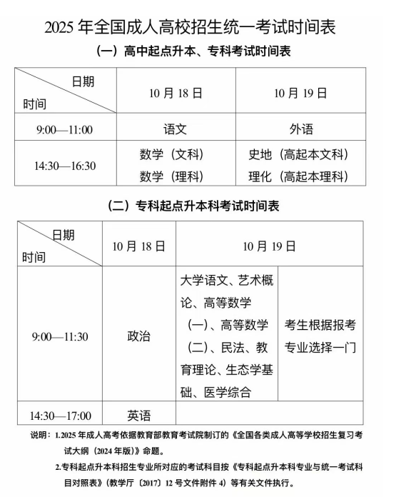 新疆教育考试院：自治区2025年成人高考网上报名将于9月10日至17日进行
