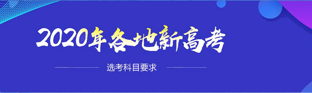 2020年各地新高考