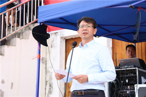 院党委副书记,院长陈文祥作讲话