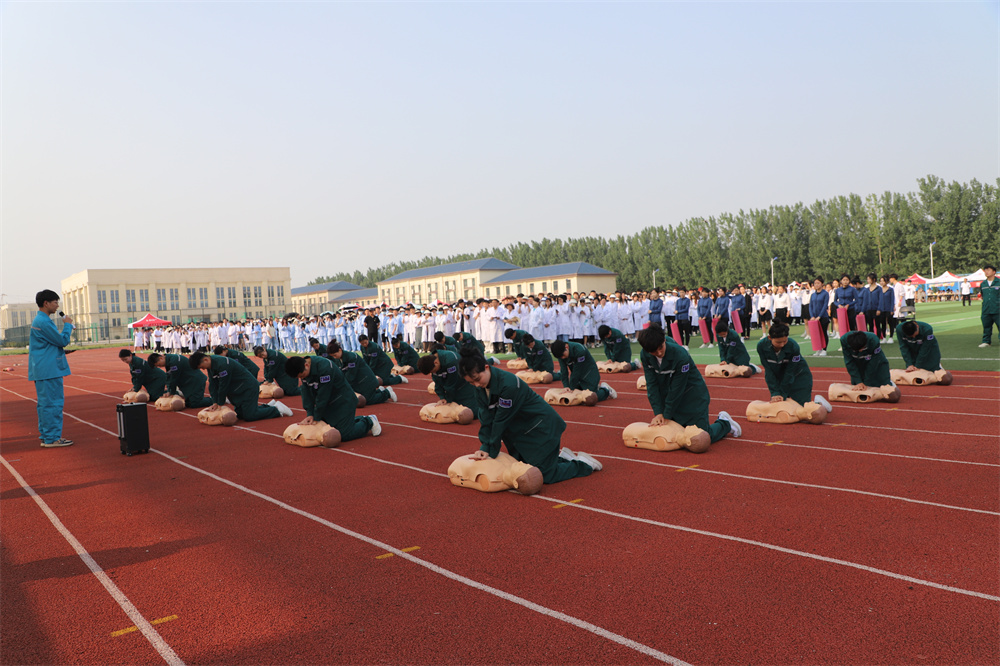 郑州澍青医学高等专科学校举办第六届专业特色技能展演