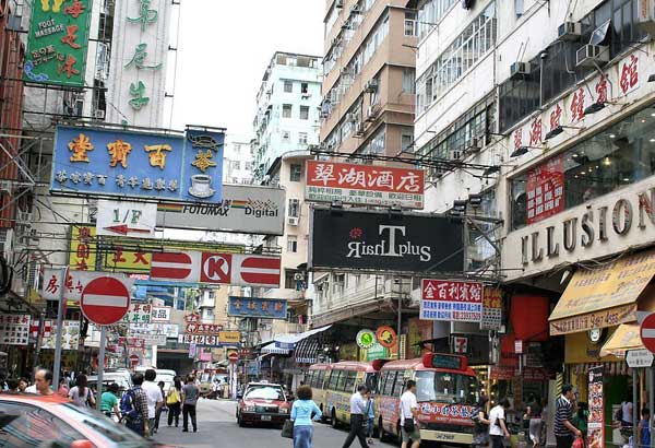 香港的大街小巷