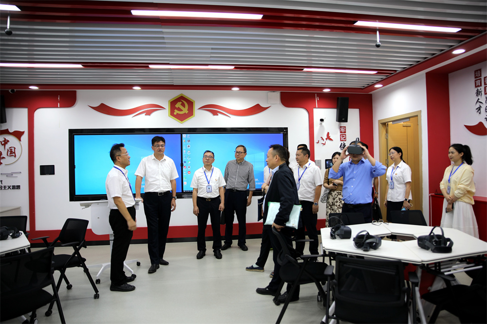 省水利厅厅长罗毅君到湖南水电职院检查安全生产和疫情防控工作4