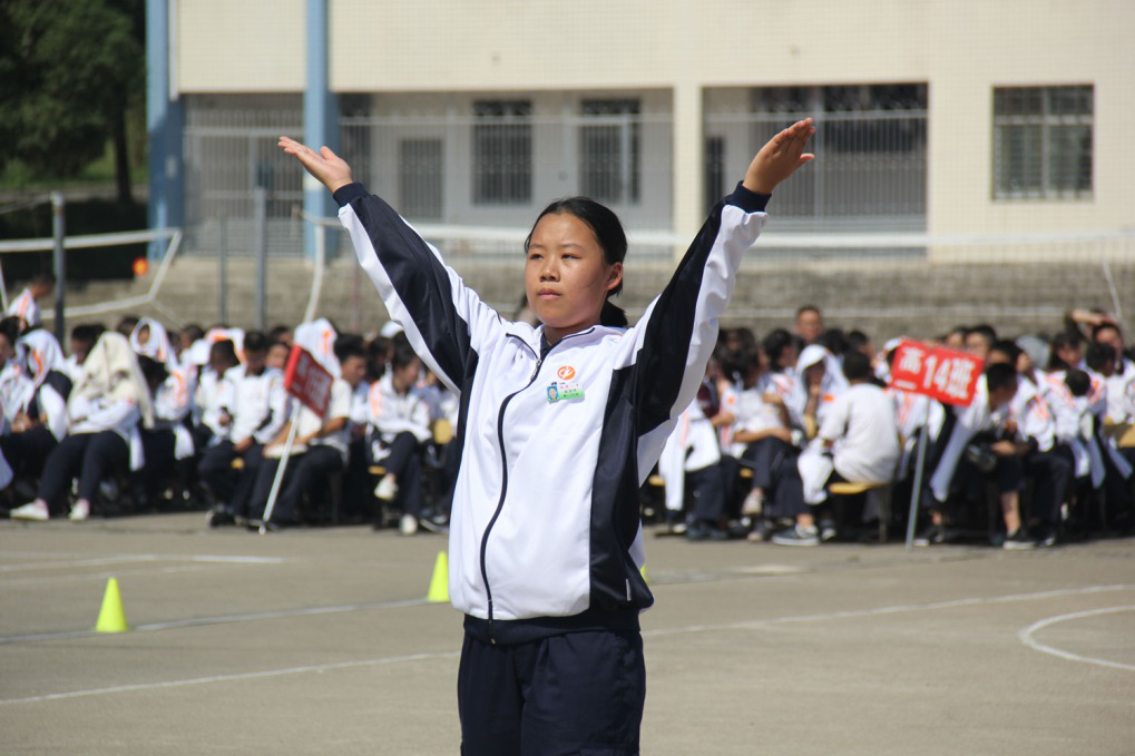 临澧一中举行2018年高一年级广播操(队列)比赛