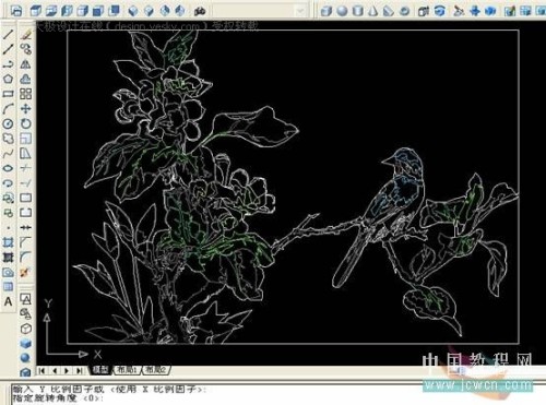 autocad & coreldraw描绘三维