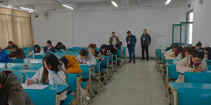 我院顺利完成自考助学课程终结性考试