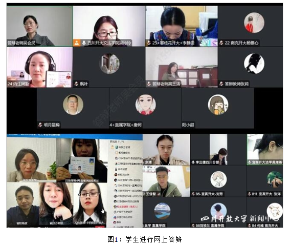 文法学院2022秋本科学位论文网上答辩工作顺利开展