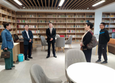 遂宁开放大学蒋国英一行莅临我校开展《行走的书院》调研部署工作