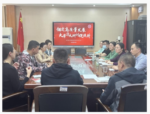 直属学院党支部开启“锚定高质量发展大学习大研讨促提升”系列主题党日活动