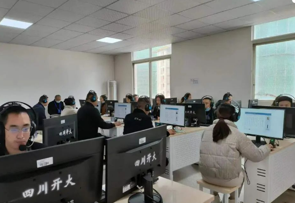 遂宁开放大学大英分校积极协办全市党政机关和事业单位（大英县）公务人员普通话合格测试