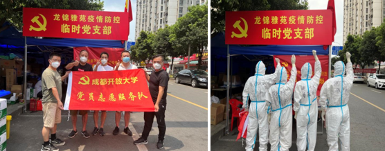 凝心聚力战疫情 共克时艰勇担当 —— 我校党员志愿服务队赴龙潭街道助力抗疫