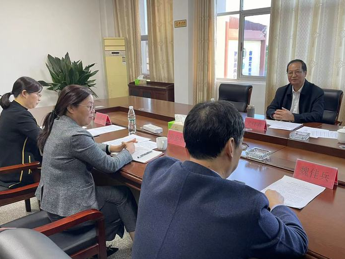 我处人员随校领导到响水开放大学调研