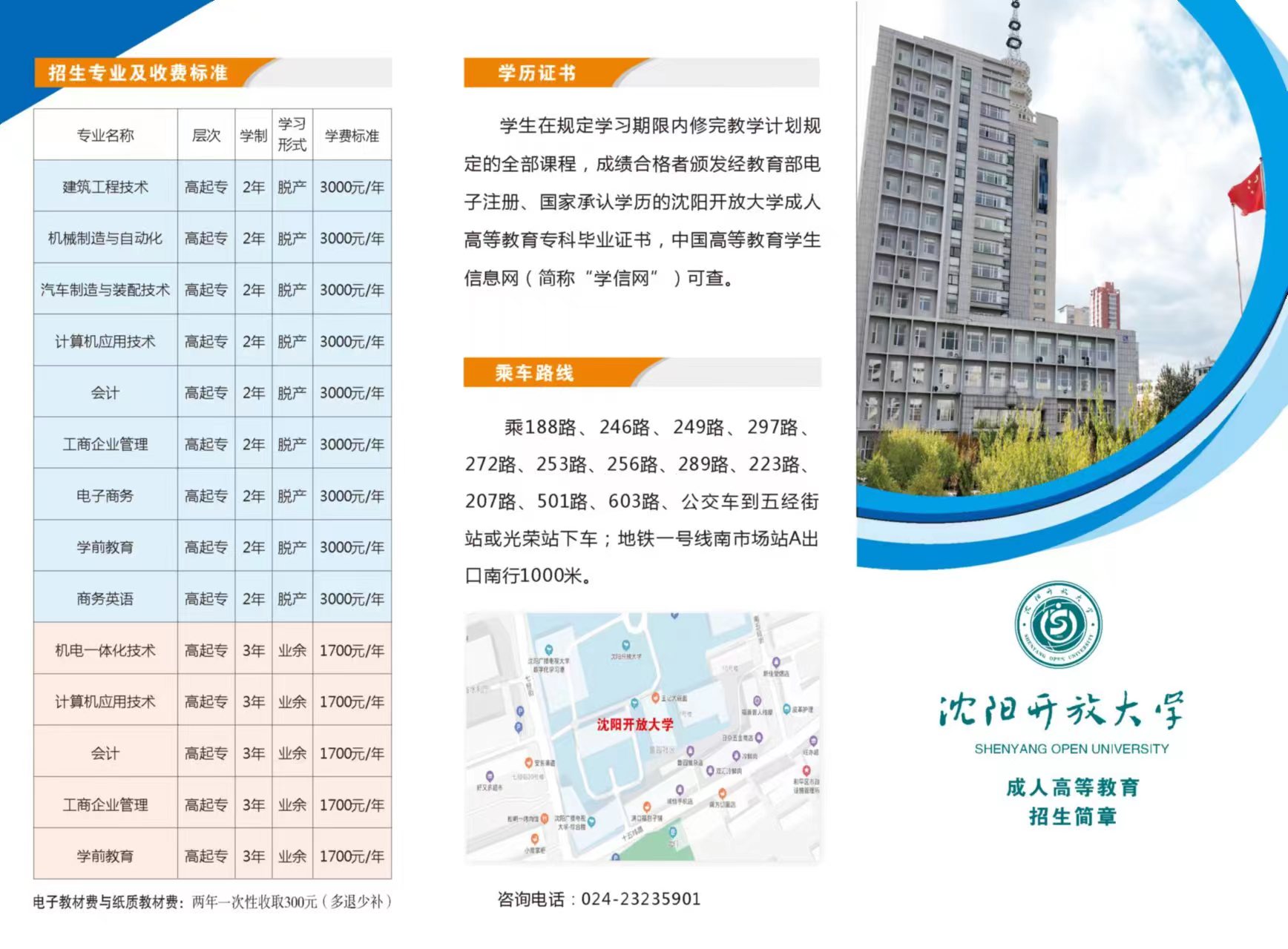 沈阳新民开放大学招生简章