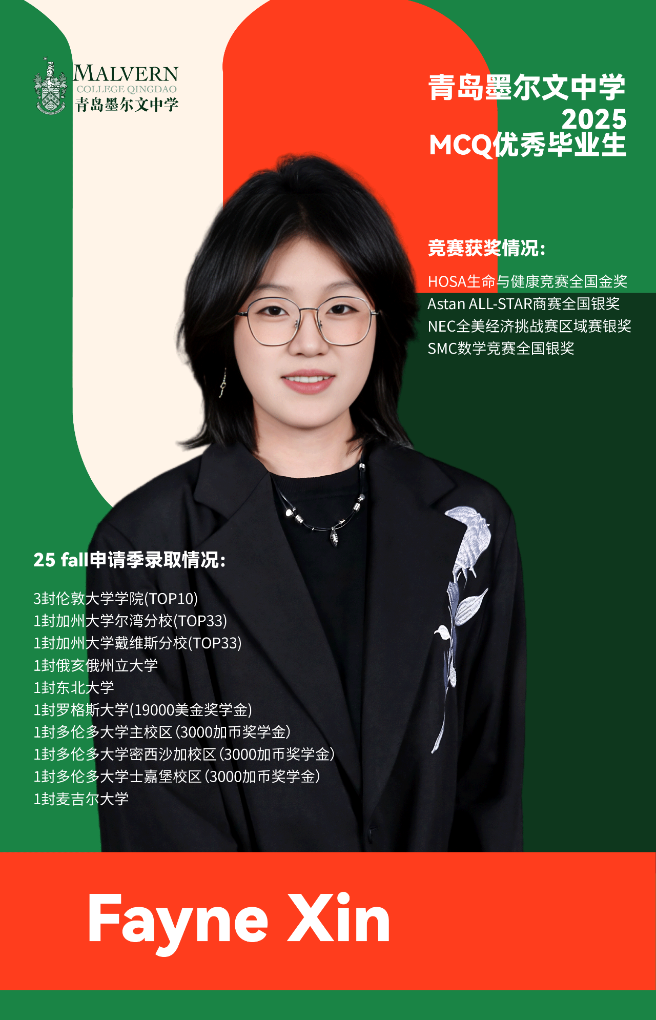 专访｜狂揽12封世界名校OFFER、18w+奖学金，转轨成功的她有话说！