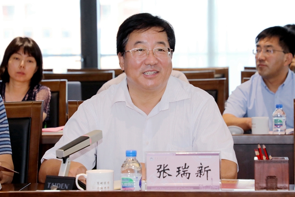 华北科技学院校长张瑞新,副校长邹光华一行来访华南理