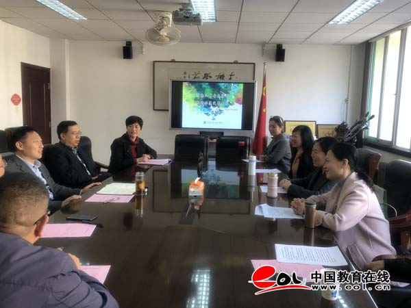 校长林昭军对学校办学理念和学校美育特色整体情况进行了介绍.