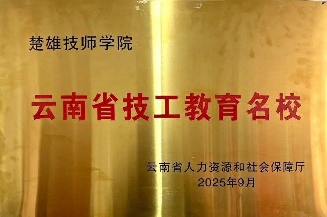 楚雄技师学院荣获“云南省技工教育名校”称号(图3)
