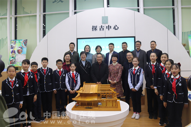 天宁寺遗址上有座校内博物馆 宁波市海曙中心小学探古中心开馆