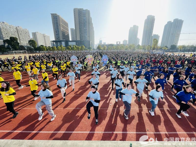 喜迎亚运面向未来景苑中学律动女神节
