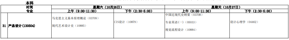 2024年10月安徽省自考考试安排